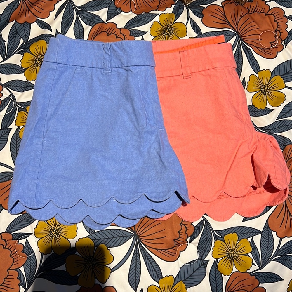 JCREW Size 4 Scallop Shorts